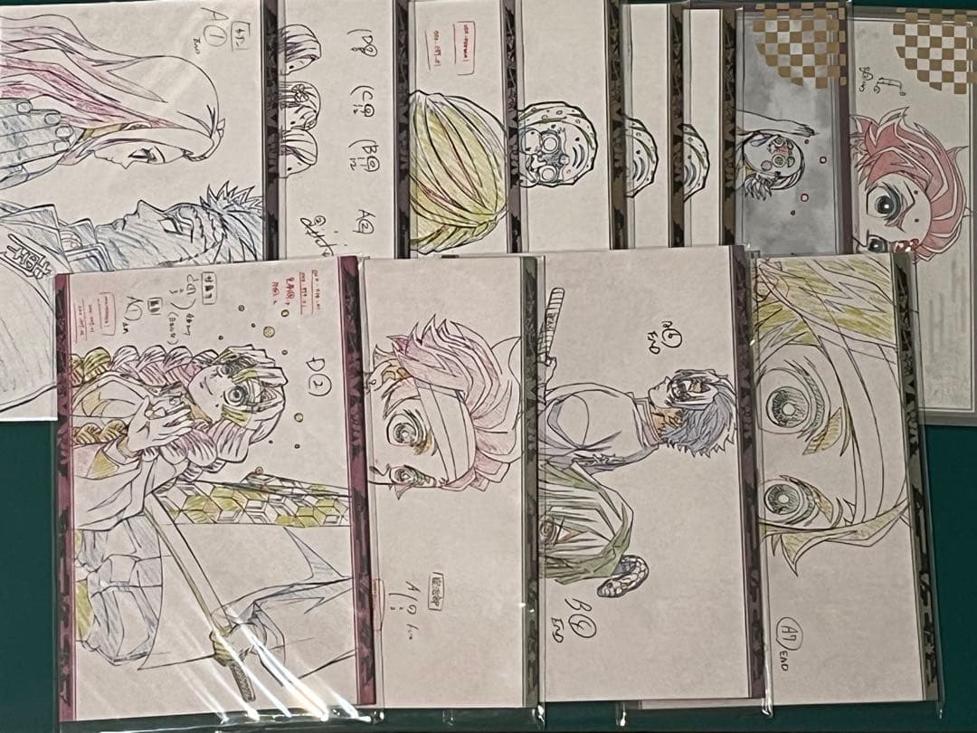 鬼滅の刃 ダイニング ポストカードセット まとめ売り 柱稽古