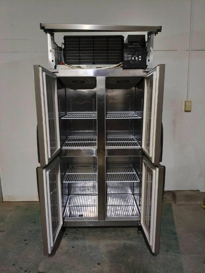 安心のホシザキ☆縦型冷凍冷蔵庫☆HRF-90ZFT3　幅900奥行650