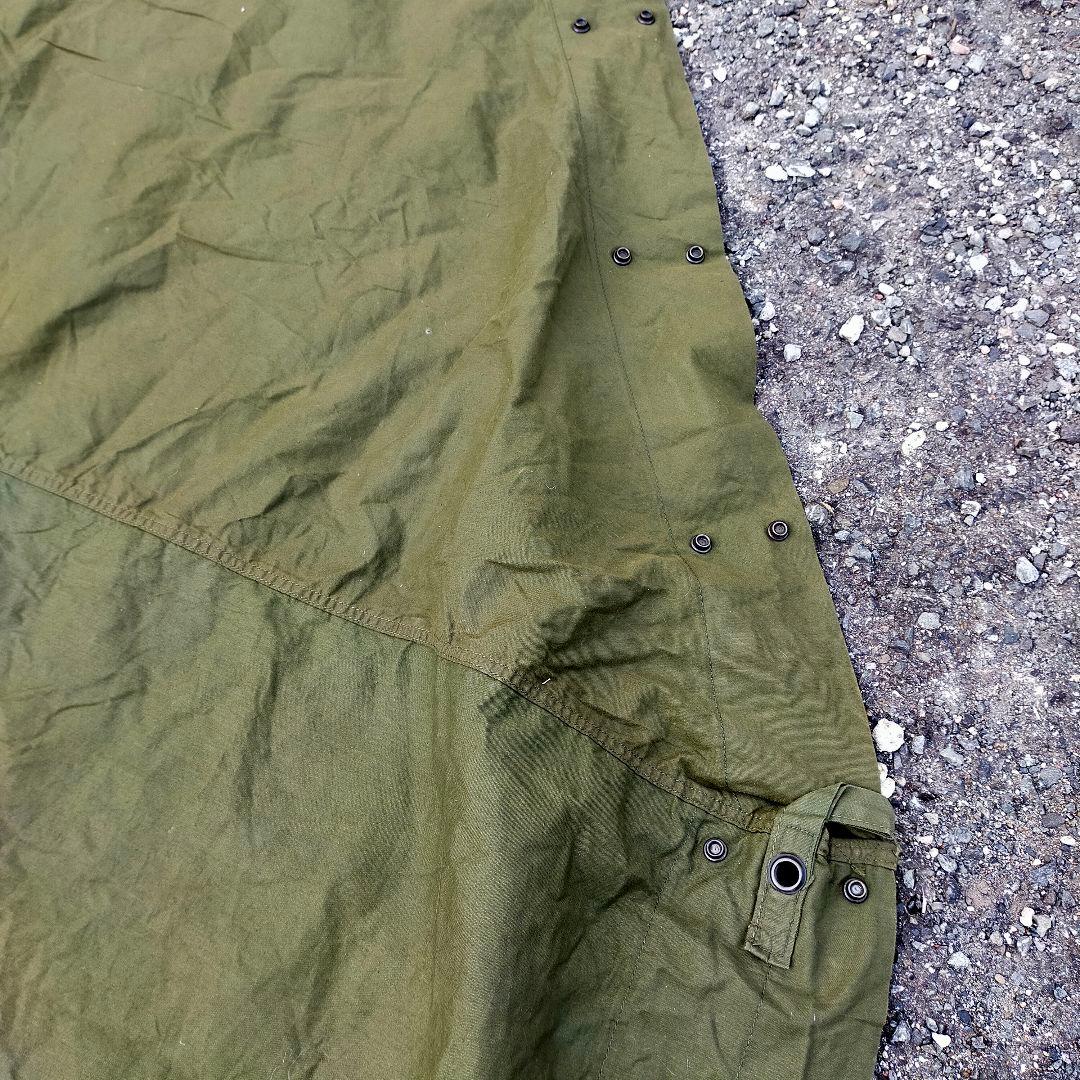 アメリカ軍　パップテント　ハーフテント　シェルター　グラウンドシート　70s