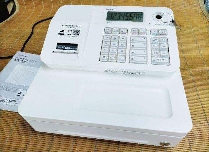 カシオレジスター　SR-G3　限定　スマホ連携売上管理　送料無料　257333