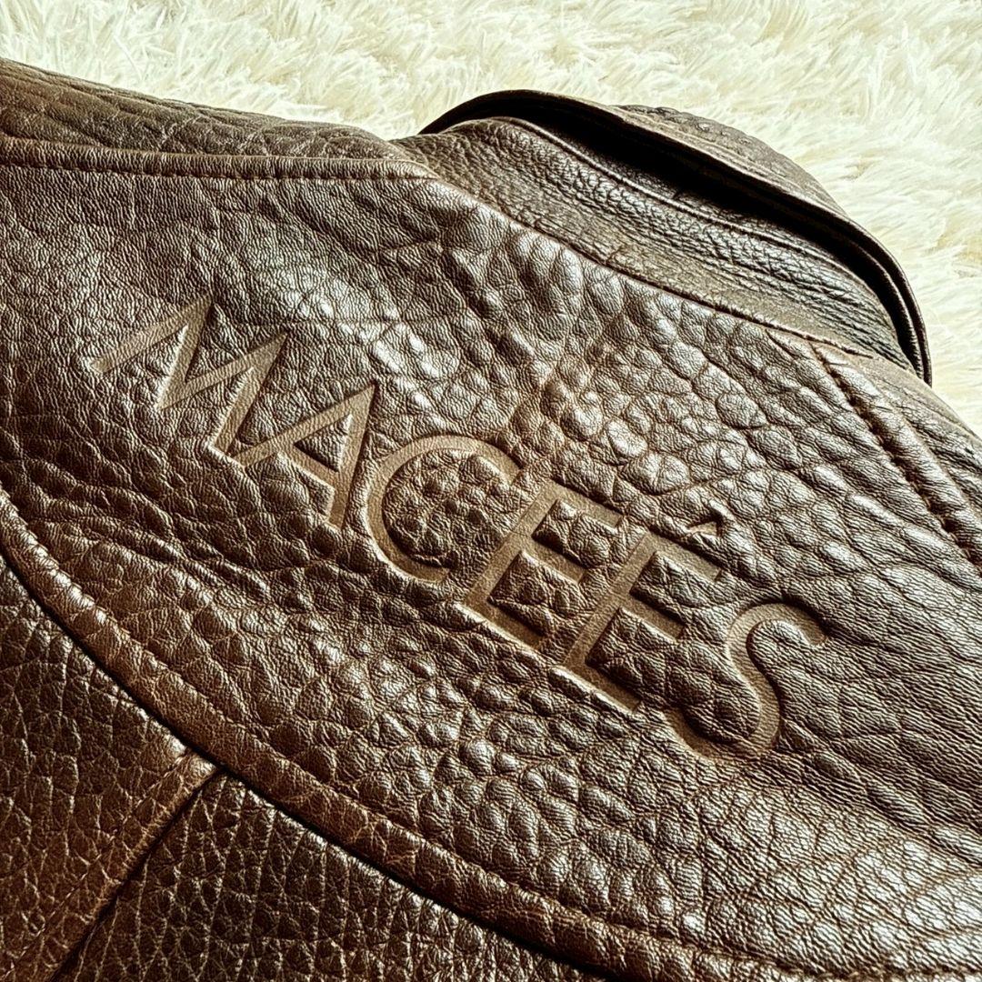 KADOYA MACEES 羊革 肉厚 短丈 レザーブルゾン ボンバージャケット