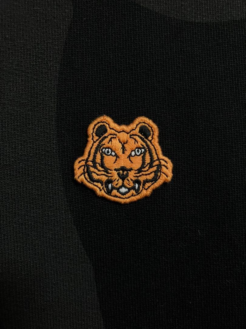 KENZOケンゾーのプルオーバーフーディパーカー　XSサイズ　送料無料　黒