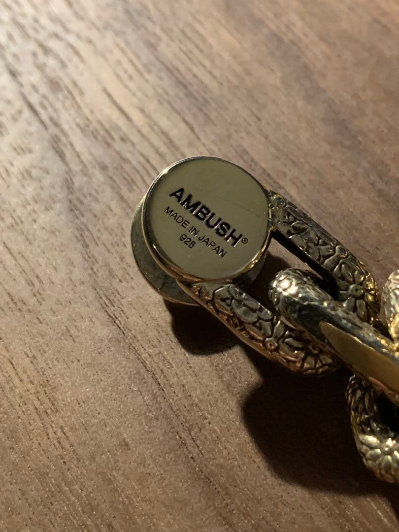 【AMBUSH/アンブッシュ】TEXTURED CHAIN BRACELET