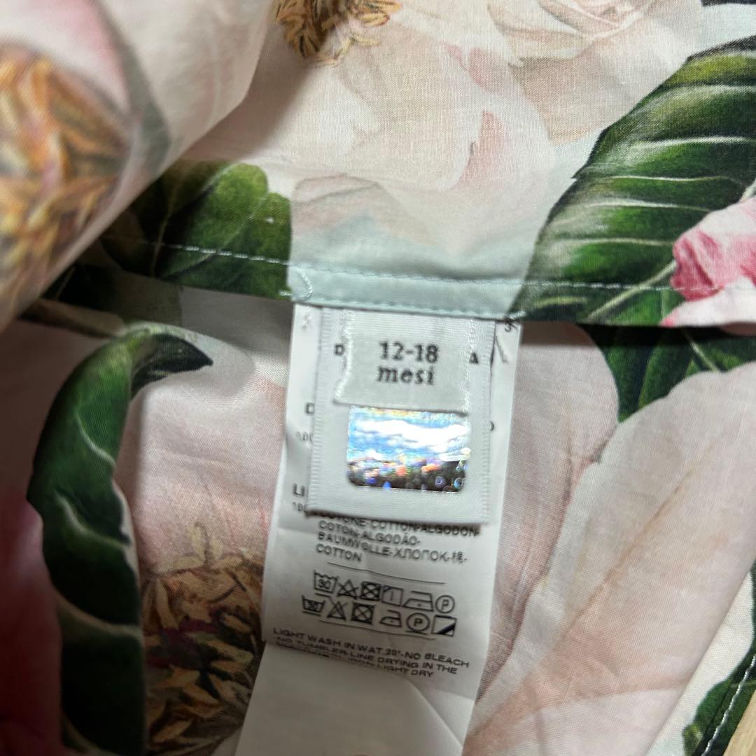 ドルチェ&ガッバーナ　DOLCE&GABBANA 花柄ワンピース　ベビー