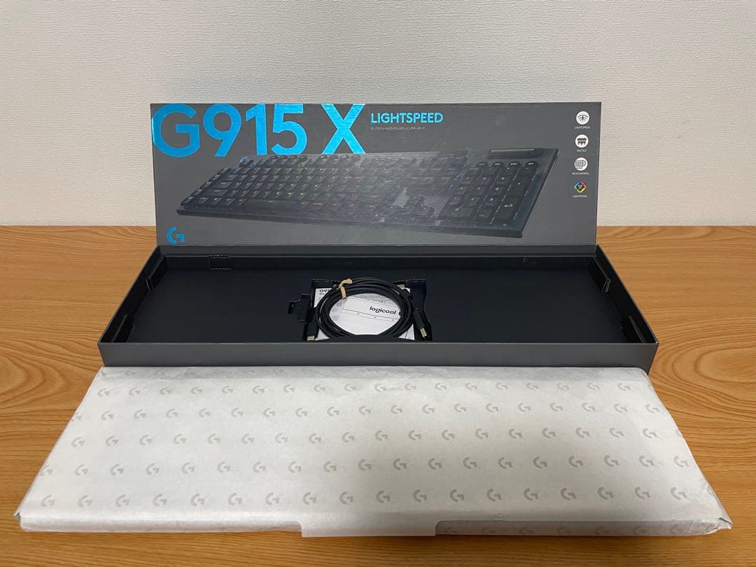 Logitech G915 X LIGHTSPEED 日本語配列 テンキー 茶軸