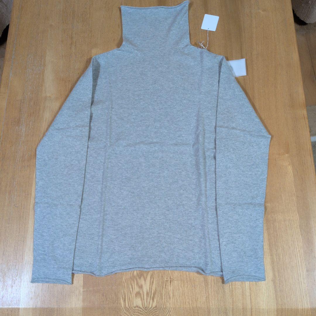 １月25日まで限定価格未使用タグ付　エヴァムエヴァ　薄手ニットコットン・カシミア