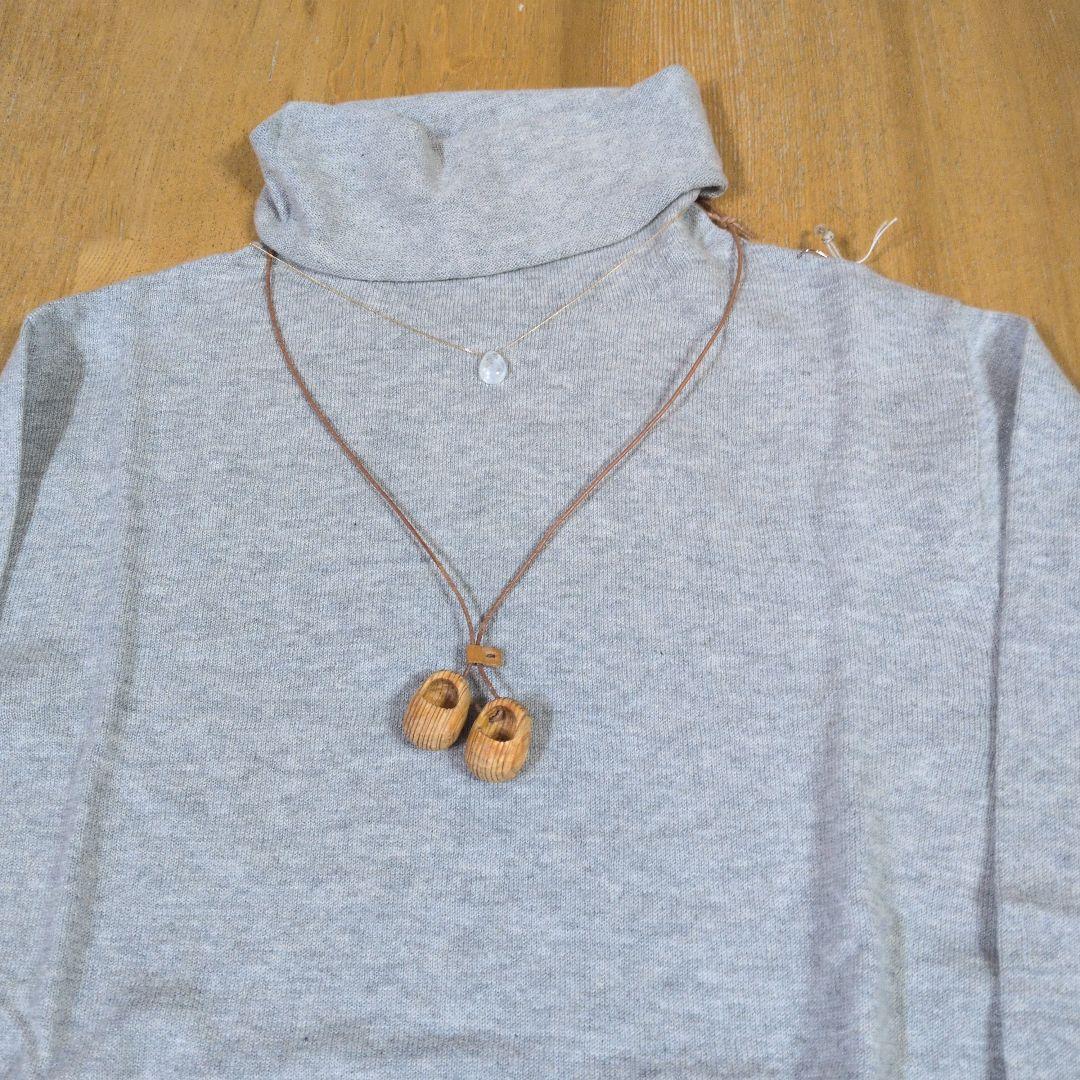 １月25日まで限定価格未使用タグ付　エヴァムエヴァ　薄手ニットコットン・カシミア