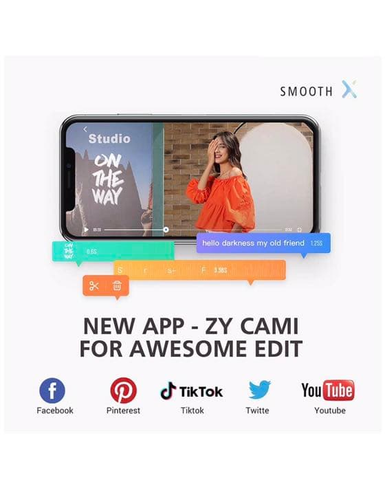 Zhiyun Smooth X スマホジンバル セット スタビライザー