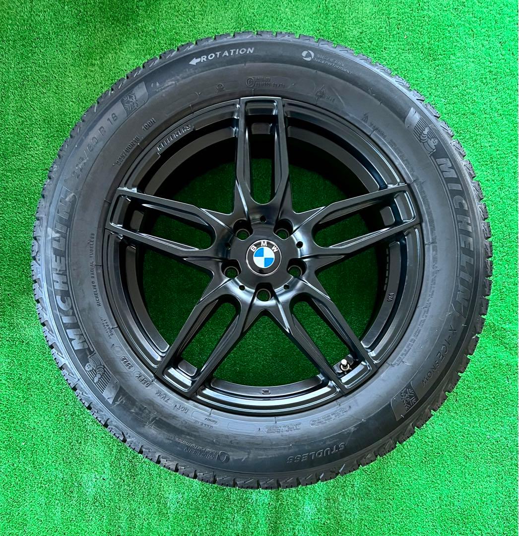  X3 X4 ケレナーズホイール＋バリ溝 ミシュラン冬タイヤ付き4本セット