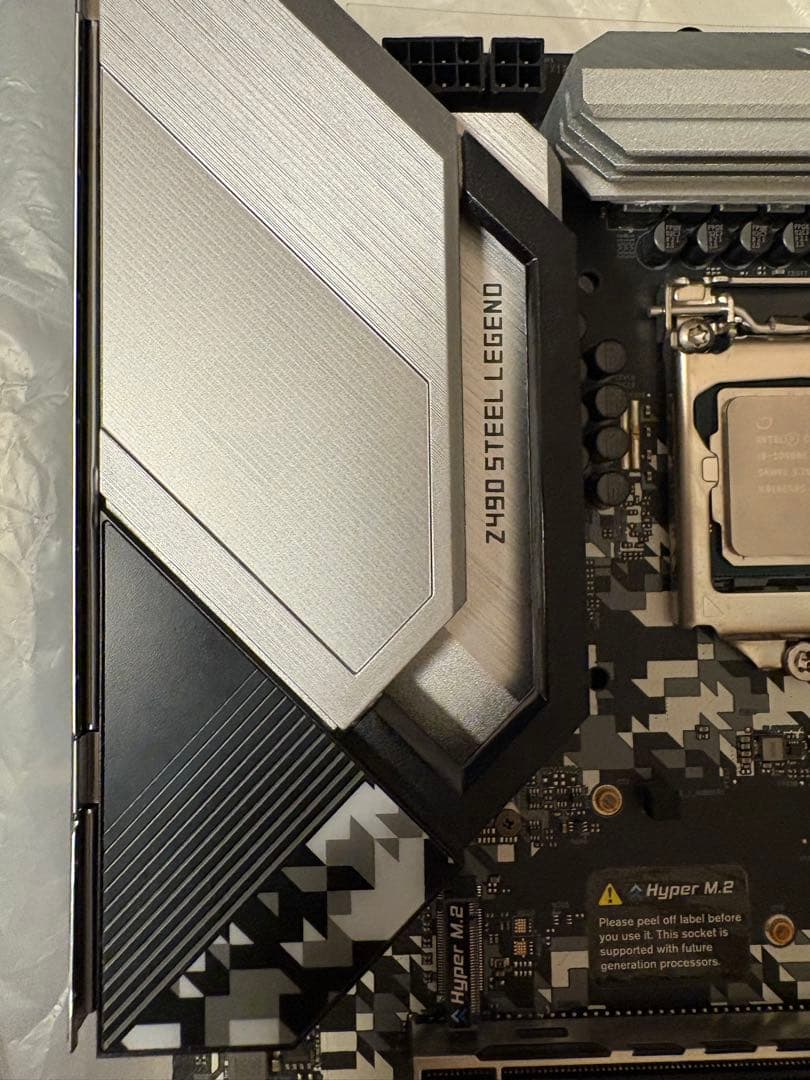 動作確認済　i9 10900K ASRock Z490 STEEL LEGEND