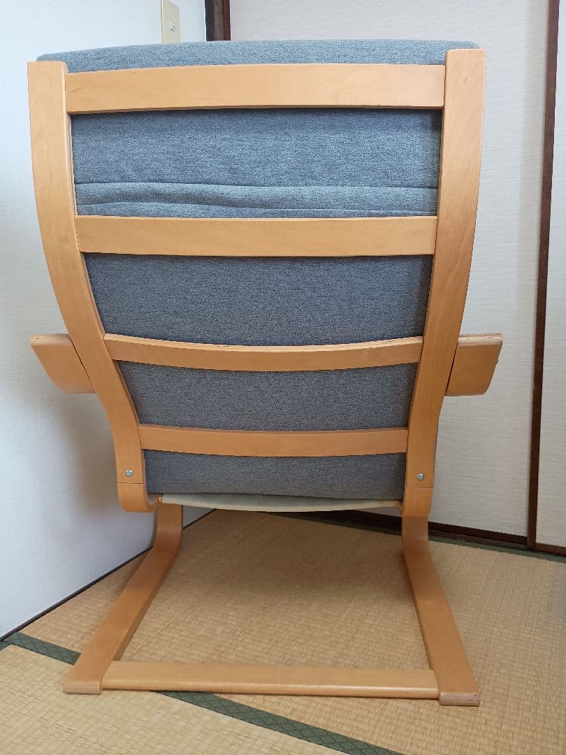 IKEA　ポエング　グレー　送料込み