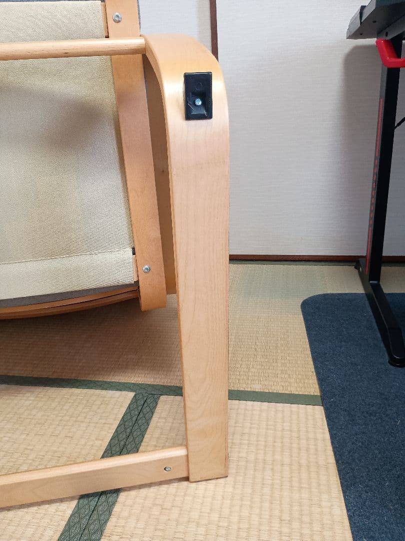 IKEA　ポエング　グレー　送料込み