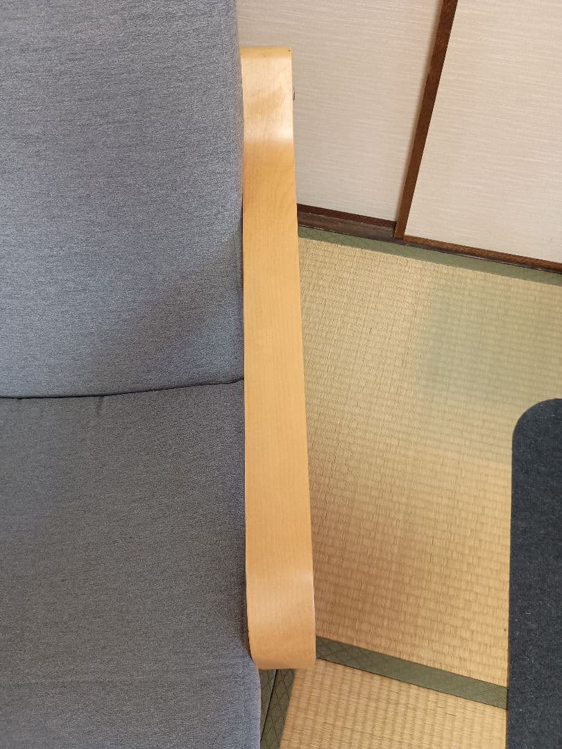 IKEA　ポエング　グレー　送料込み