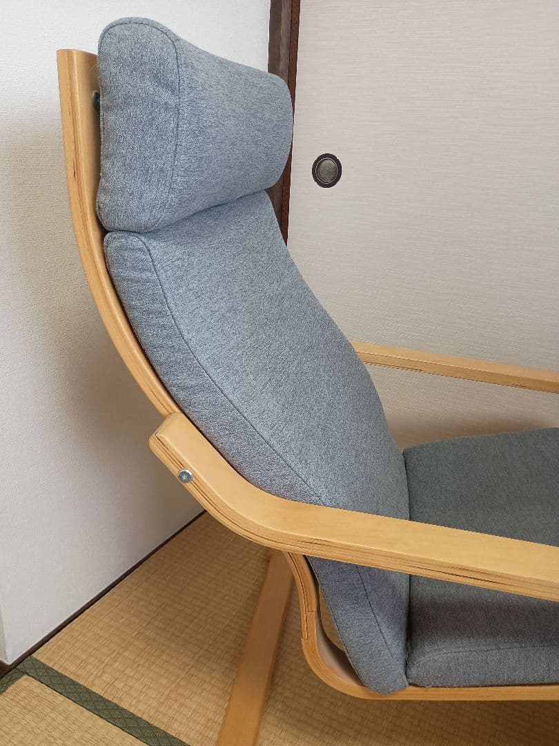 IKEA　ポエング　グレー　送料込み