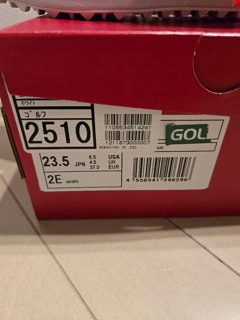 New Balance ホワイト ゴルフシューズ