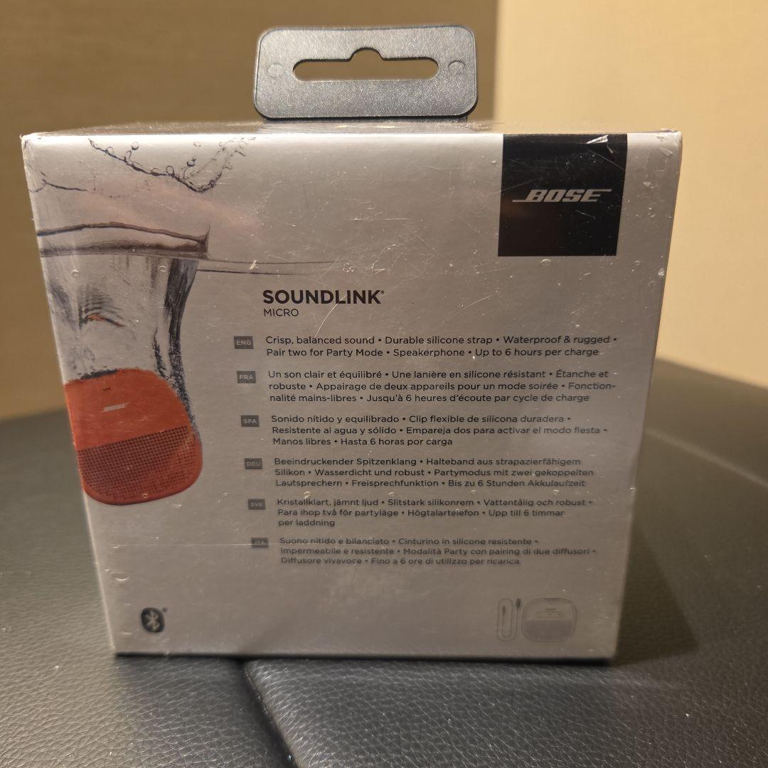 新品　Bose SoundLink Micro ワイヤレススピーカー