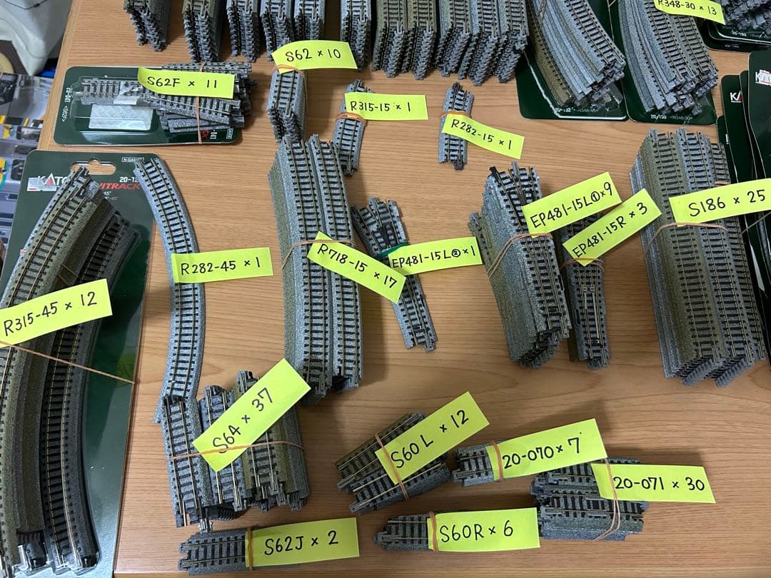 ノ*ル様 【400本以上！超大量まとめ売り】KATO Nゲージ　レールセット