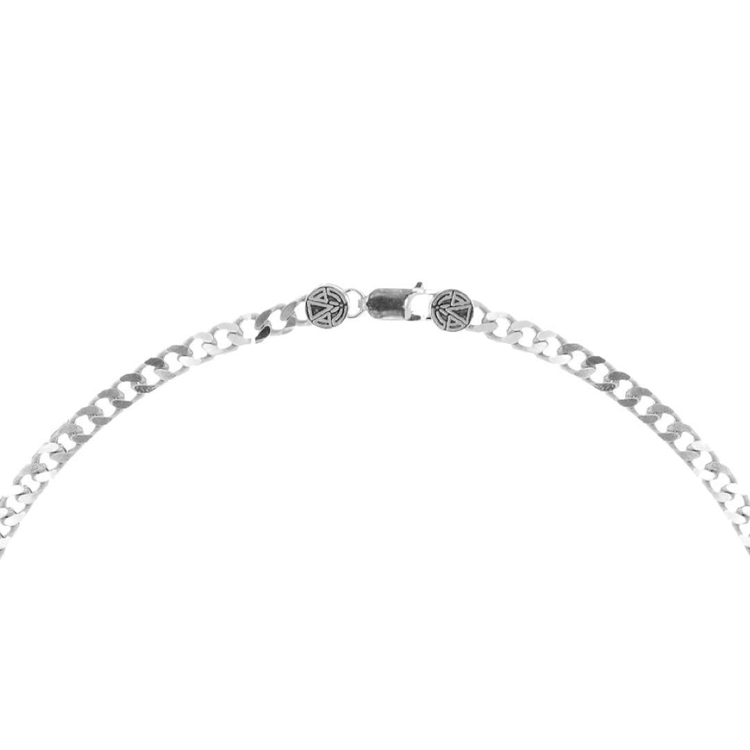 シルバー925ネックレス　50センチ　キューバンリンクチェーン