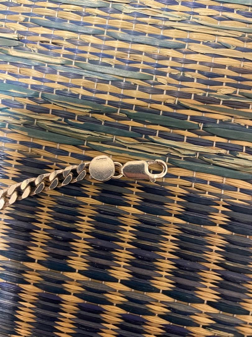 シルバー925ネックレス　50センチ　キューバンリンクチェーン