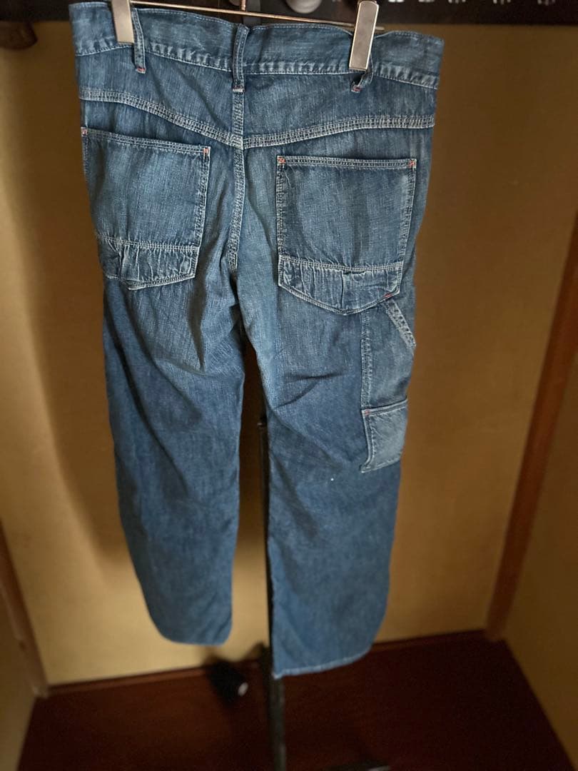 DENIM DUNGAREE デニム＆ダンガリー ペインターパンツ ダメージ加工