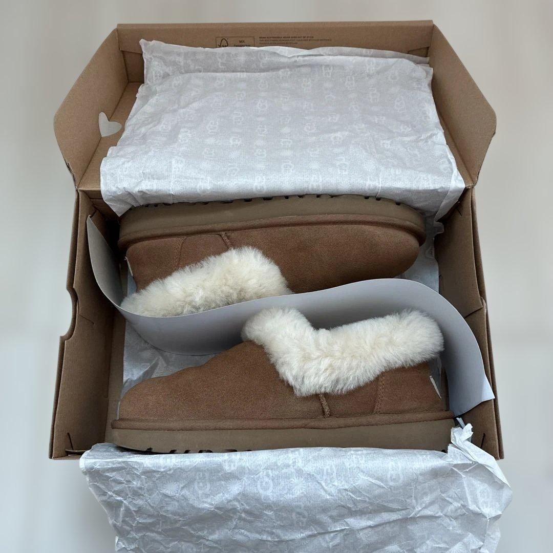 【正規品】美品　ugg アグ　W NITA 24cm ムートン　ブーツ　ショート