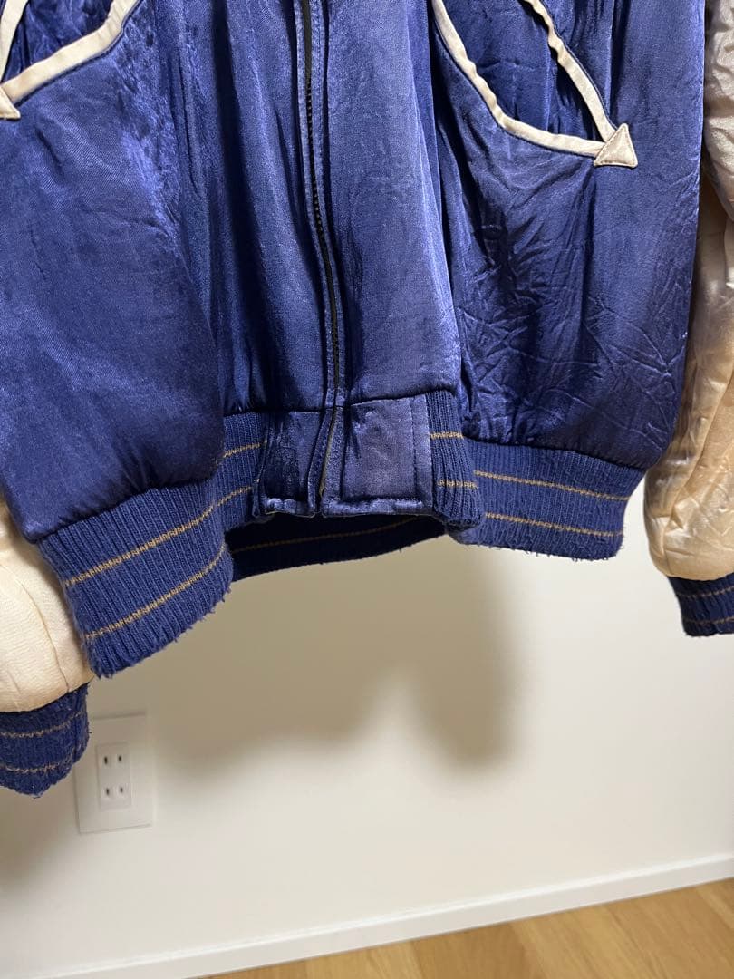 HOUSTON スカジャン 虎 龍 鷹 刺繍