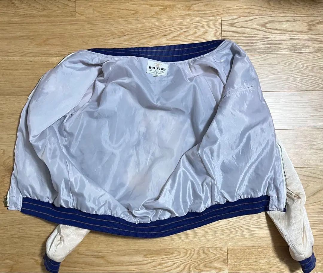 HOUSTON スカジャン 虎 龍 鷹 刺繍