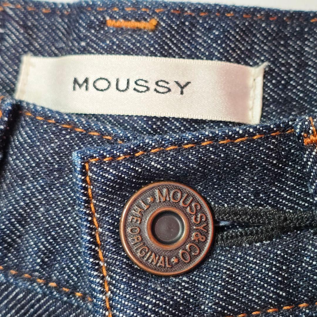 ​【日本製・美品】MOUSSY マウジー MVS FLARE 23インチ　濃紺