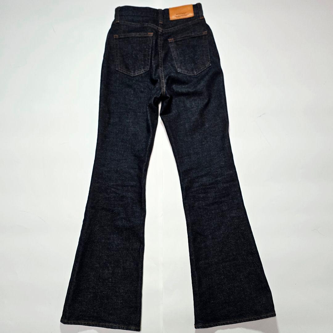 ​【日本製・美品】MOUSSY マウジー MVS FLARE 23インチ　濃紺