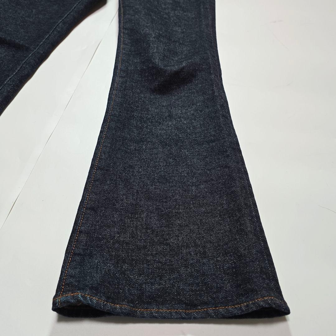 ​【日本製・美品】MOUSSY マウジー MVS FLARE 23インチ　濃紺