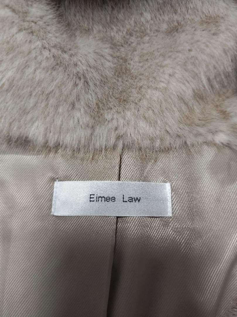 Eimee Law ミンクファー フーディドロスト ベストコート