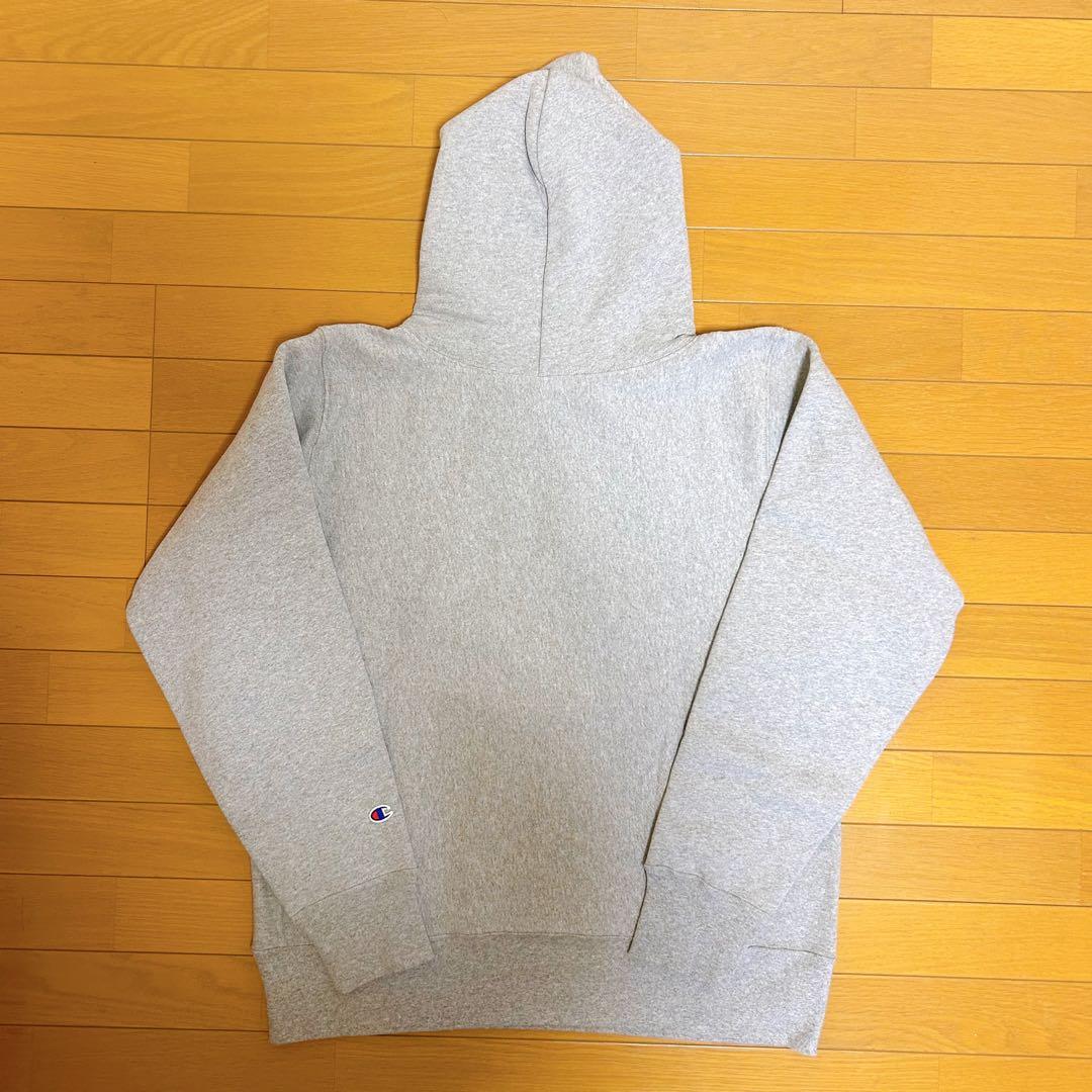 【未使用】チャンピオン リバースウィーブ パーカー YALE グレー XL