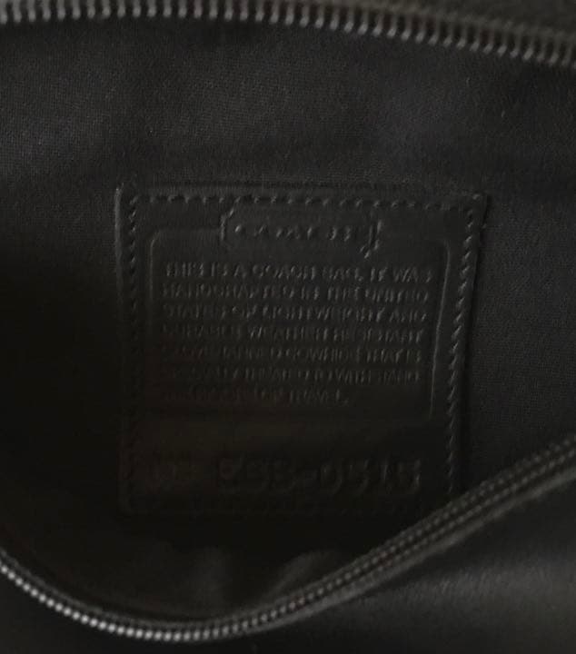 オールドコーチ ウエストバッグ / ショルダーバッグ 黒 レザー