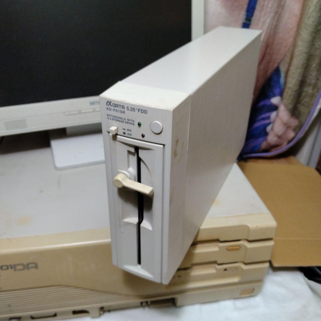 ■PC-98 5インチ外付けFDD AD-F51SR シングルドライブ ジャンク