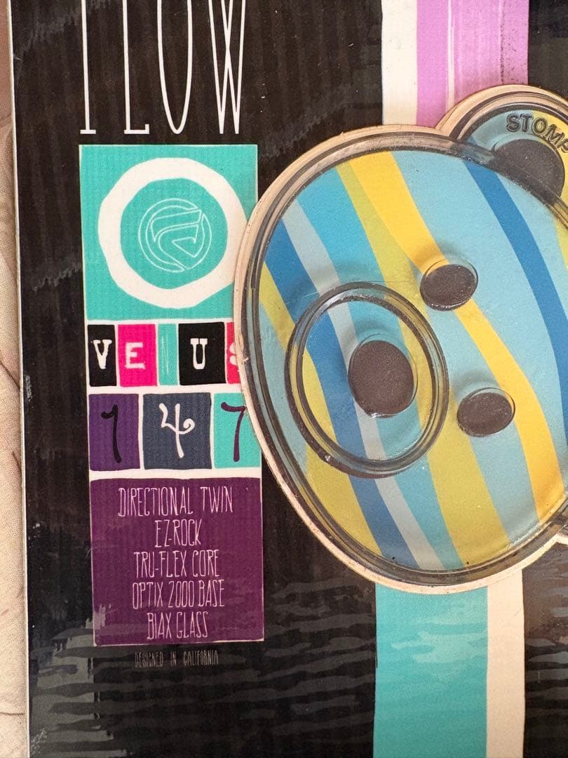 FLOW 147 スノーボード、ビンディングセット