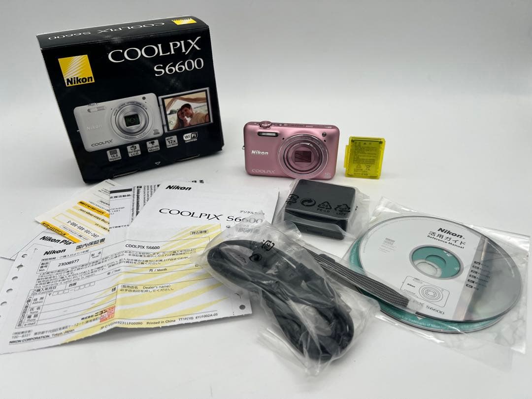 新品同様　ニコン NIKON Coolpix S6600 コンデジ ピンク