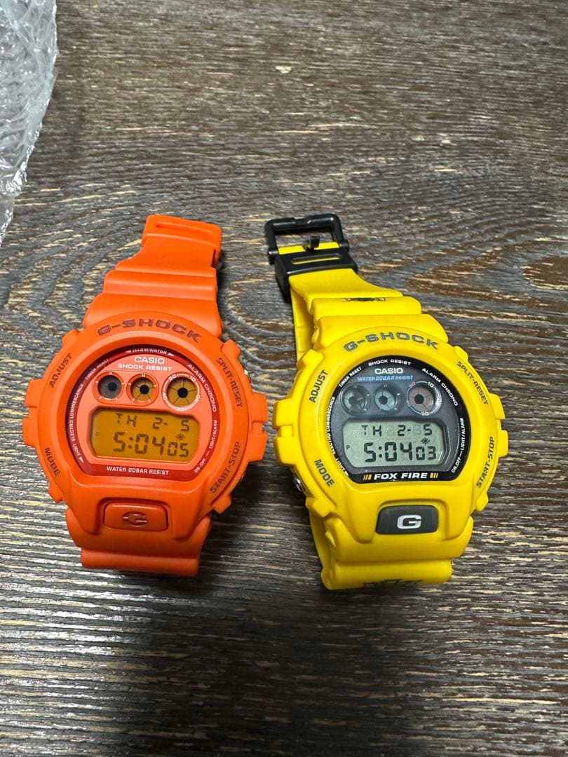 G-SHOCK オレンジ イエロー 2本セット