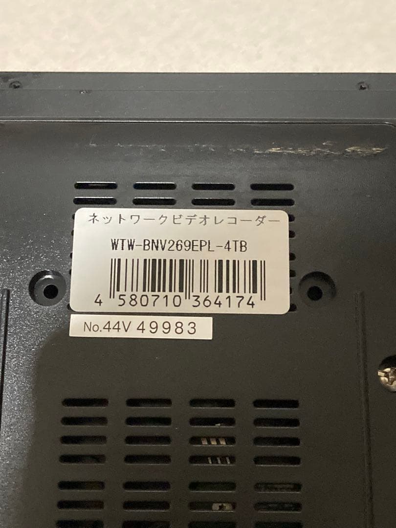 e*a様 【動作確認済】WTW 防犯カメラモニター 本体 塚本無線 WTW-NV