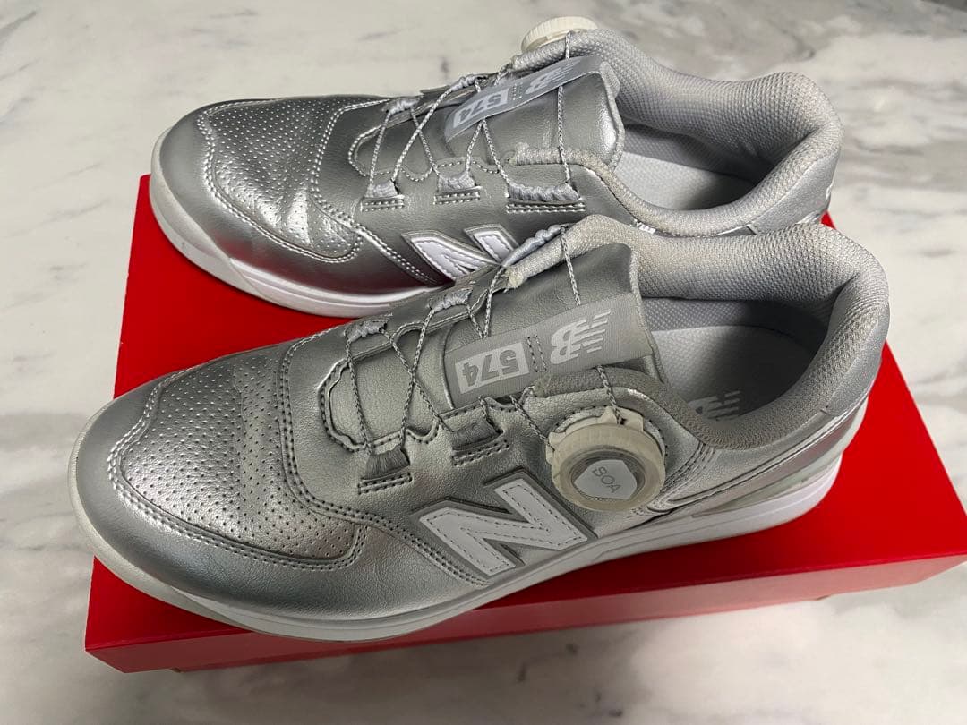 ニューバランス ゴルフシューズ スパイクレス レディース 574