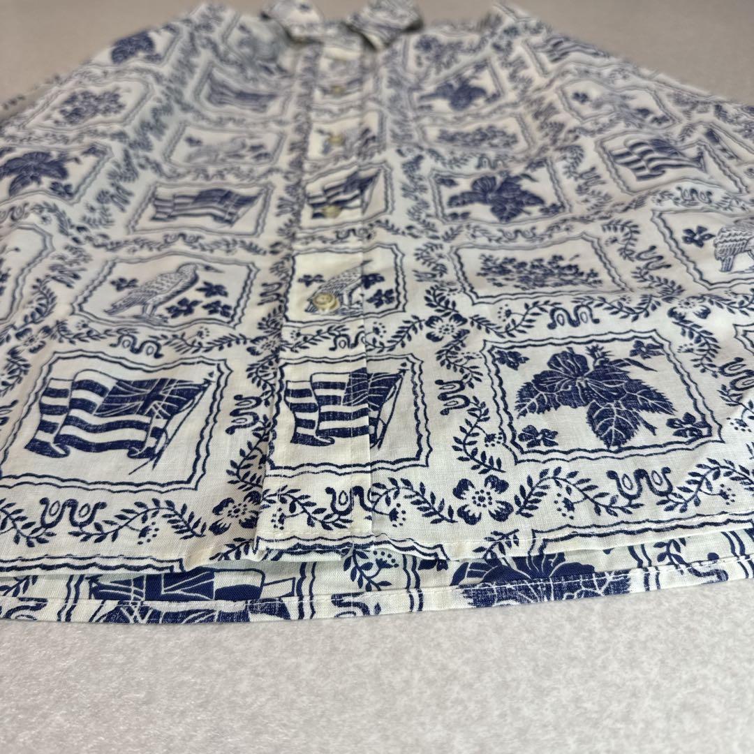 美品⭐️Reyn Spooner レインスプーナー 総柄アロハシャツ S 米国製