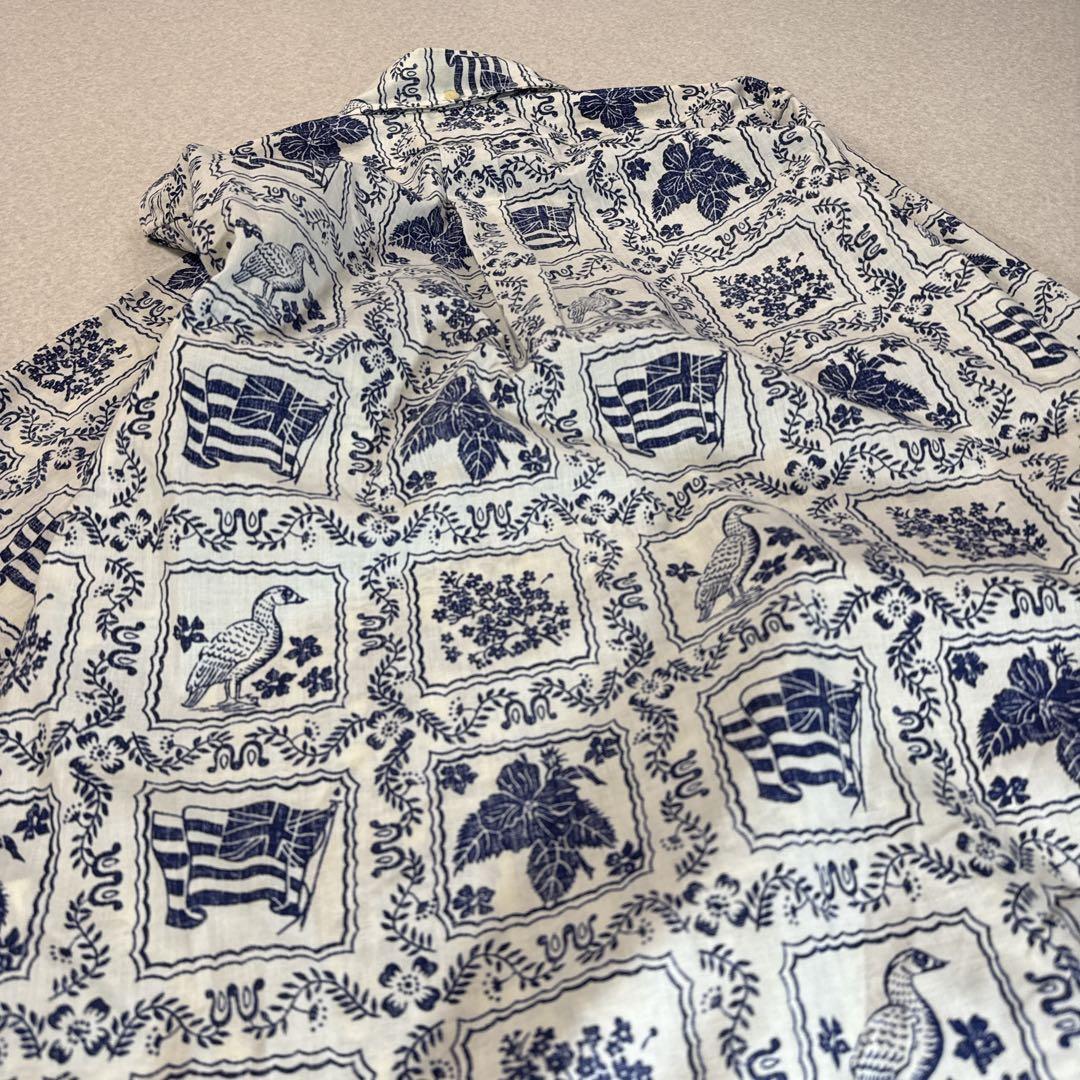 美品⭐️Reyn Spooner レインスプーナー 総柄アロハシャツ S 米国製