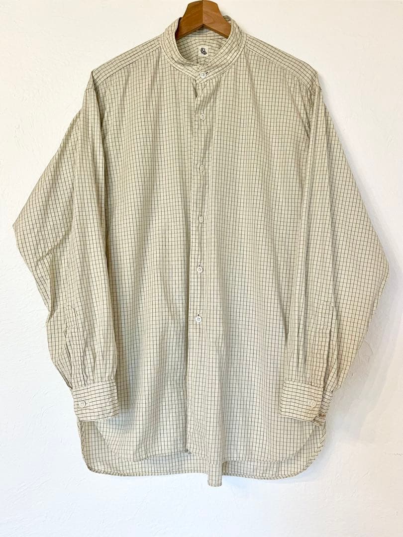 kaptain sunshine キャプテンサンシャインのバンドカラーシャツ