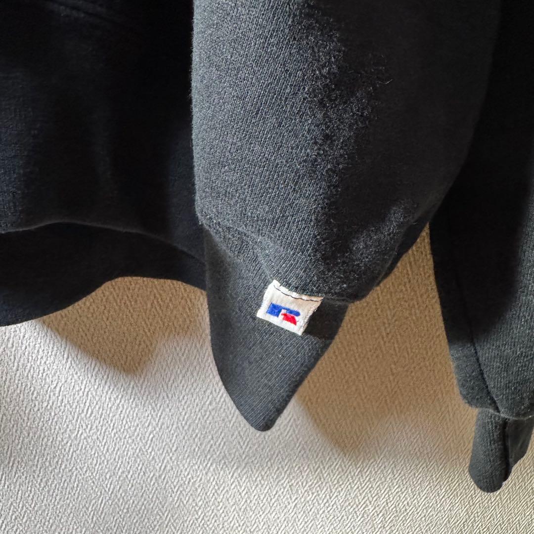 は*ぎ様 希少‼️90s USA製 RUSSELL PLAIN 無地 肉厚 ブラ