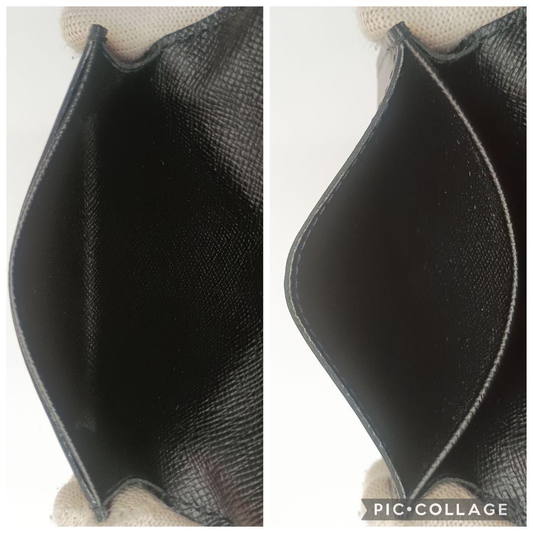 【美品SS】ルイヴィトン　カルトドゥヴィジット　エピ　ノワール　黒　名刺入れ