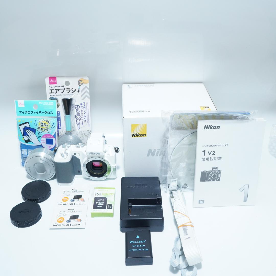 シャッター630回！Nikon ニコン 1v2 レンズセット