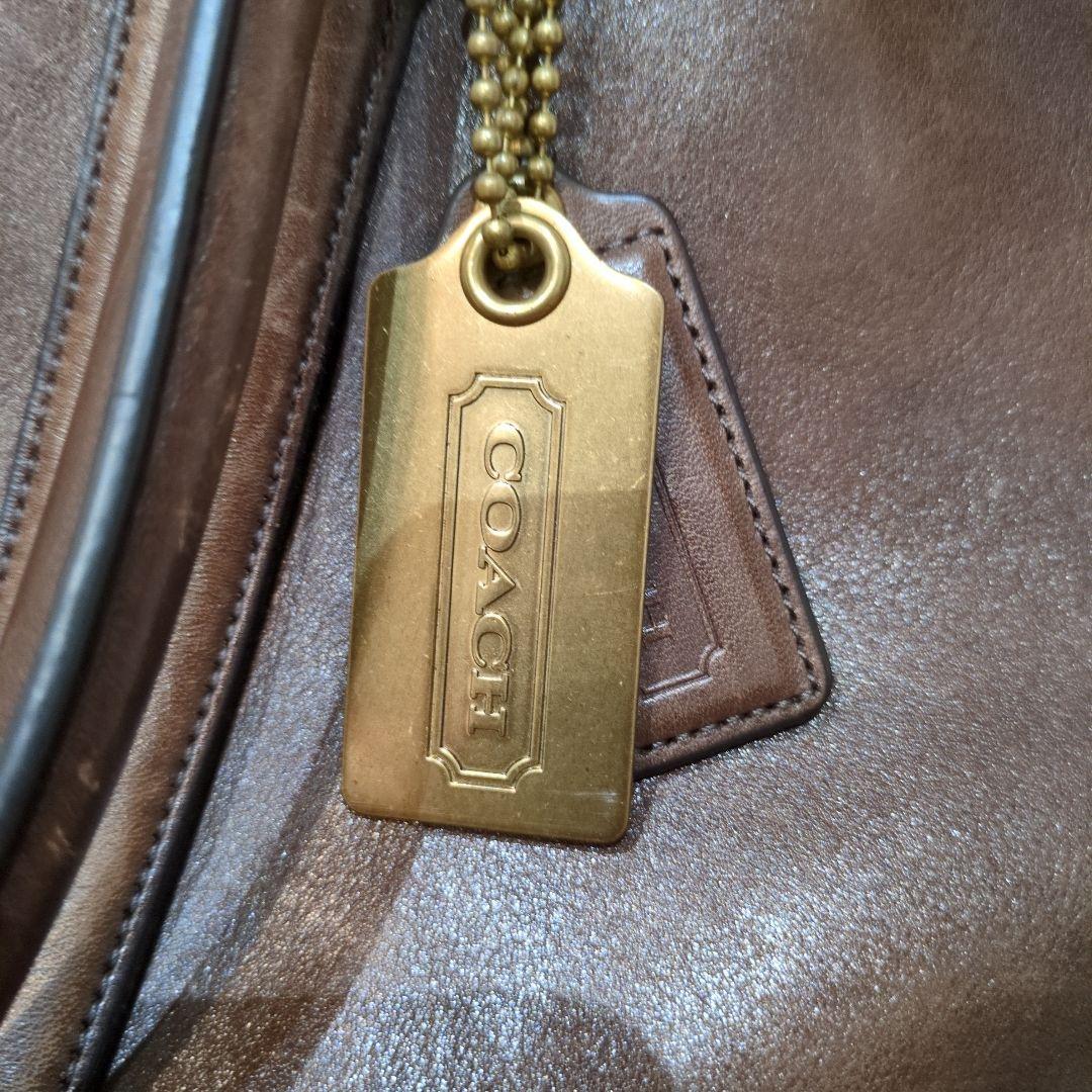 K*n様 COACH ブラウン レザートートバッグ