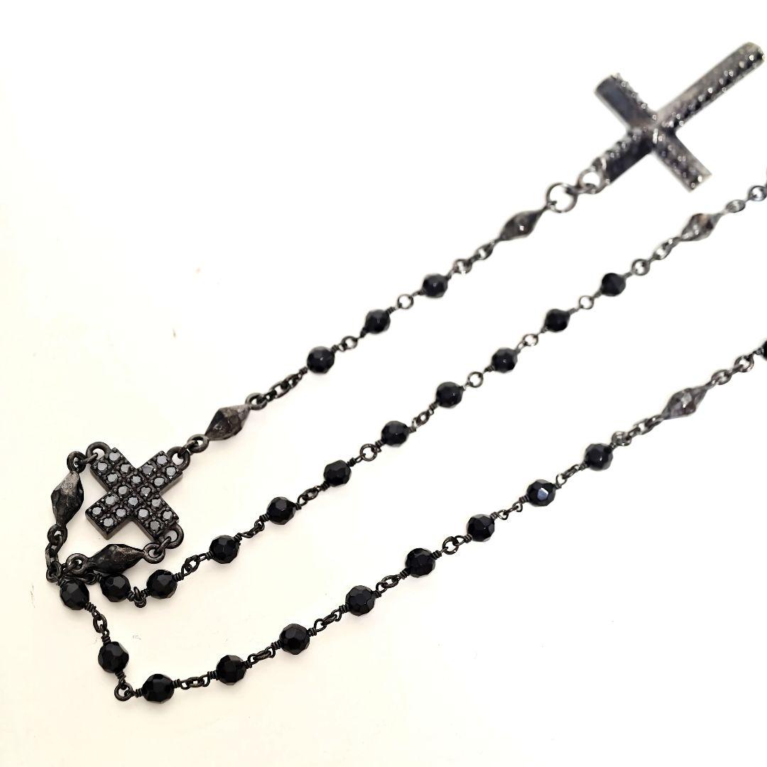 ヴェルヴェットラウンジ グレースペンダント ブラック クロス スターダスト