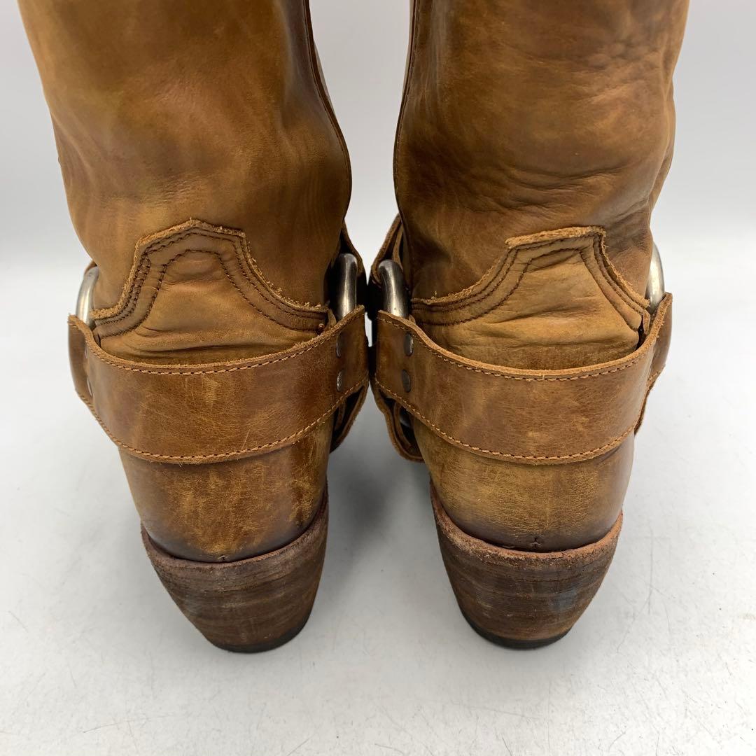 XB124 プラダ ウエスタンブーツ 37.5 約23.5cm ブラウン