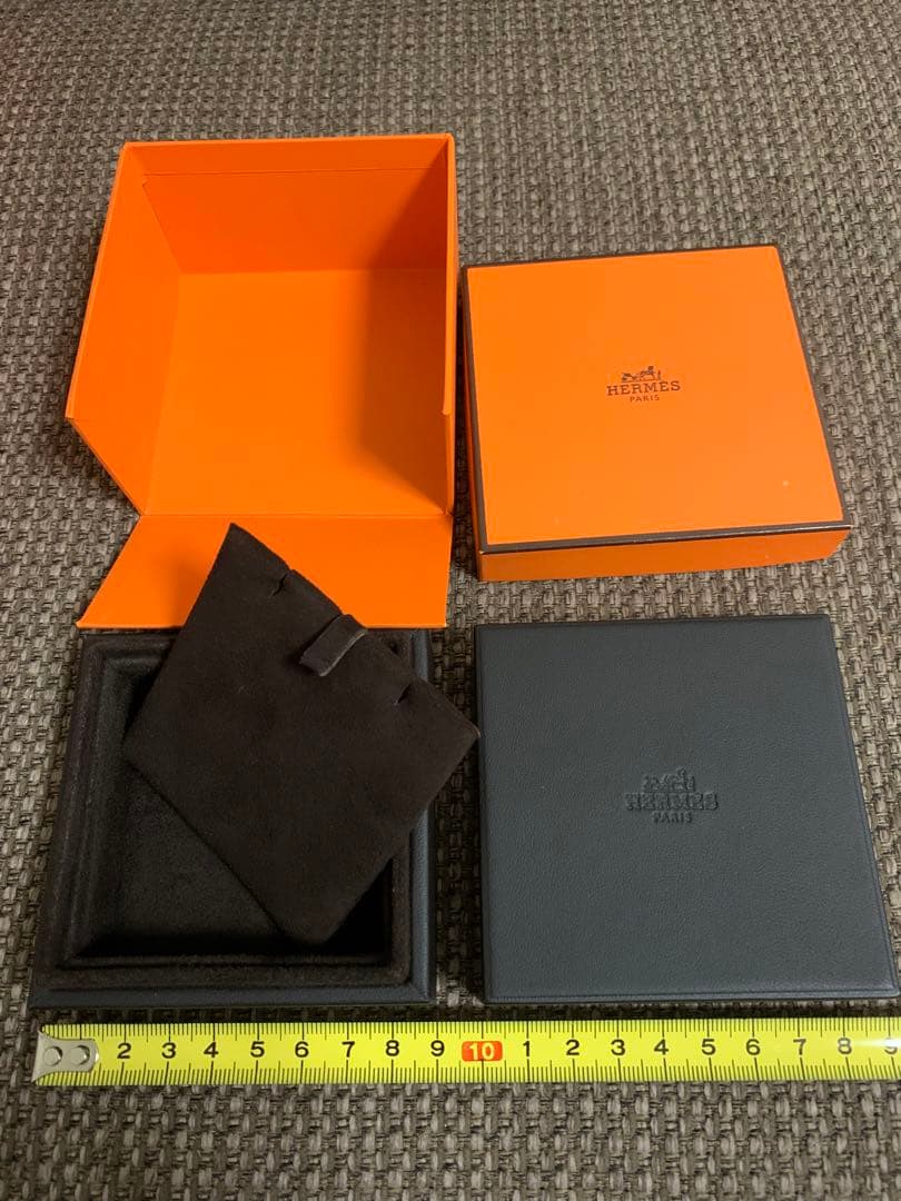 正規品　美品エルメス　アクセサリーネックレスなど　空箱ケース3セット