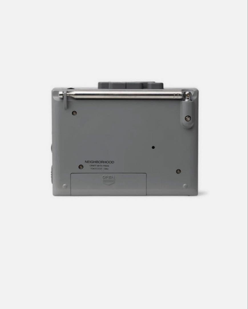 NEIGHBORHOOD MINI BOOMBOX グレー ラジオ カセット